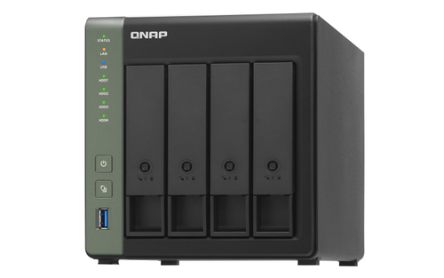 QNAP TS-431X3, 4 GB RAM, 4x Einschübe, 2x 10 GBit/s LAN, Tower NAS schwarz QNAP TS-431X3, 4 GB RAM, 4x Einschübe, 2x 10 GBit/s LAN, Tower NAS schwarz