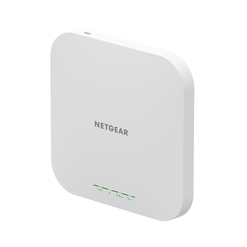 NETGEAR WAX610, 600 Mbit/s (2.4GHz), 1200 Mbit/s (5GHz), Intern, PoE, weiß, Access Point NETGEAR WAX610, 600 Mbit/s (2.4GHz), 1200 Mbit/s (5GHz), Intern, PoE, weiß, Access Point