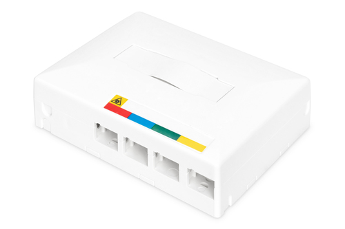 Digitus FTTX Leergeh&auml;use f&uuml;r 4 x SC SX &sol; LC DX Kupplungen