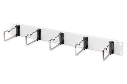 Digitus Kabelrangierpanel mit Stahlbügeln für 482,6 mm (19)-Schränke, 1HE