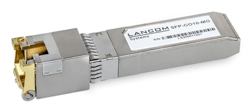 LANCOM Systems LANCOM SFP-CO10-MG, 2.5 Gigabit Ethernet, 5 Gigabit Ethernet, 10 Gigabit Ethernet, Gigabit Ethernet, edelstahl LANCOM Systems LANCOM SFP-CO10-MG, 2.5 Gigabit Ethernet, 5 Gigabit Ethernet, 10 Gigabit Ethernet, Gigabit Ethernet, edelstahl