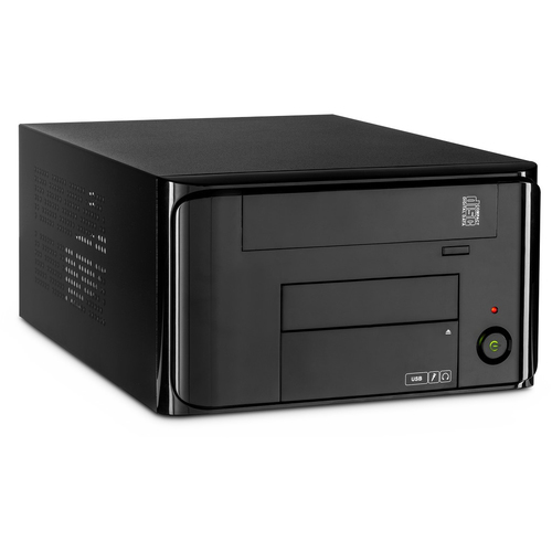 Inter-Tech MI-008 ITX&comma; schwarz