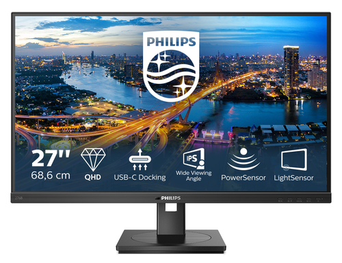 27 Zoll Philips 276B1/00, 68,6cm TFT, 75 Hz, Full HD, 4ms, 2x HDMI, 1x DP, integrierter USB-Hub 27 Zoll Philips 276B1/00, 68,6cm TFT, 75 Hz, Full HD, 4ms, 2x HDMI, 1x DP, integrierter USB-Hub