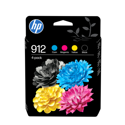HP 912 4er-Pack Original-Druckerpatronen Schwarz/Cyan/Magenta/Gelb HP 912 4er-Pack Original-Druckerpatronen Schwarz/Cyan/Magenta/Gelb