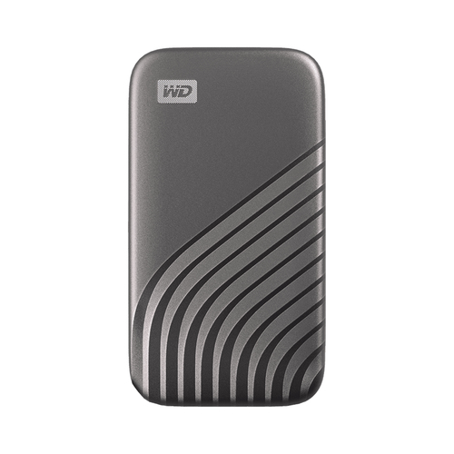 Western Digital My Passport 2 TB USB Typ-C 3&period;2 Gen 2 &lpar;3&period;1 Gen 2&rpar; Grau