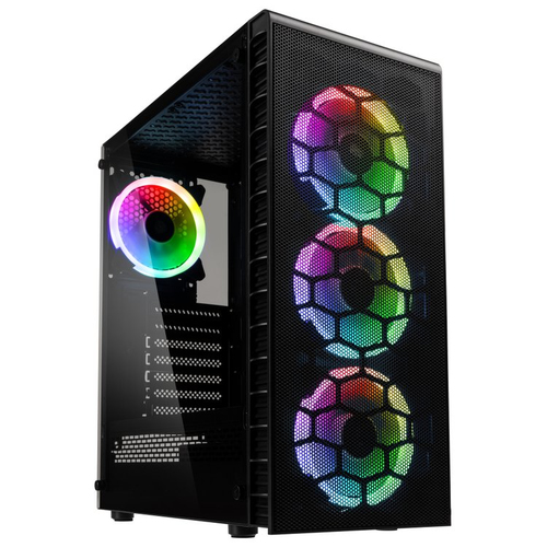 Kolink Observatory Lite Mesh, Midi Tower, schwarz, Glasfenster Kolink Observatory Lite Mesh, Midi Tower, schwarz, Glasfenster