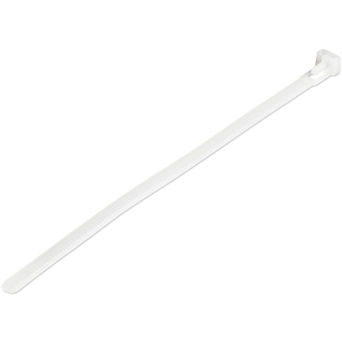 StarTech.com Kabelbinder - 203x4 mm, wiederverwendbar, lösbare Nylonbinder, 22 kg Zugfestigkeit, Innen- und Außenbereich, 94V-2/UL, weiß, 100 Stück StarTech.com Kabelbinder - 203x4 mm, wiederverwendbar, lösbare Nylonbinder, 22 kg Zugfestigkeit, Innen- und Außenbereich, 94V-2/UL, weiß, 100 Stück