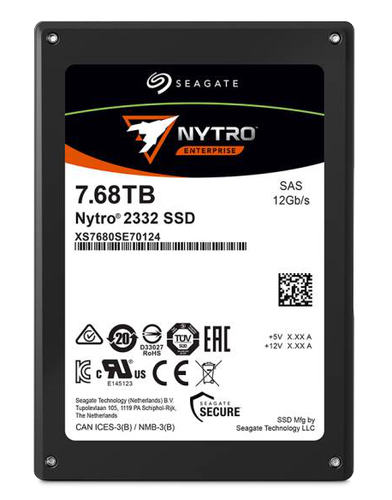 7,68 TB SSD Seagate Nytro 2332, lesen: 810 MB/s, schreiben: 650 MB/s 7,68 TB SSD Seagate Nytro 2332, lesen: 810 MB/s, schreiben: 650 MB/s