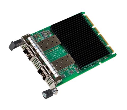 Intel E810-XXVDA2 f/ OCP 3.0, Faser, schwarz, grün, silber Intel E810-XXVDA2 f/ OCP 3.0, Faser, schwarz, grün, silber