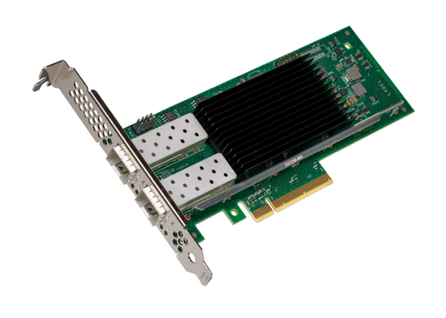 Intel E810-XXVDA2&comma; Faser&comma; schwarz&comma; gr&uuml;n&comma; silber