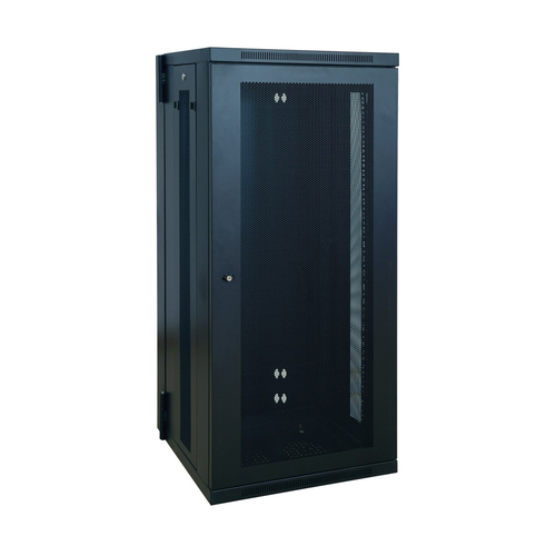 Tripp Lite SRW26US SmartRack tiefenverstellbarer&comma; halbhoher 26 HE-Serverschrank mit flachem Profil&comma; aufklappbarer R&uuml;ckseite und Wandhalterung