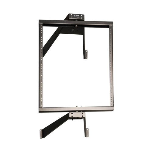 Tripp Lite SRWO12US Tiefenverstellbares&comma; flaches&comma; schwenkbares SmartRack 12-HE 2-S&auml;ulen-Open-Frame-Rack mit flachem Profil zur Wandmontage