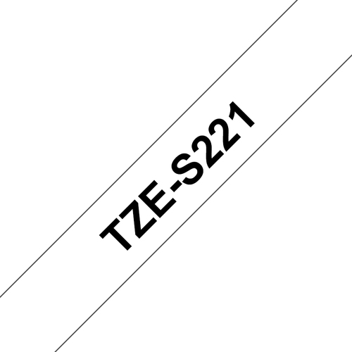 Brother TZE-S221, Schriftbandkassette, 9 mm Brother TZE-S221, Schriftbandkassette, 9 mm