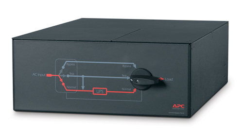 APC Service Bypass Panel - 230 V&comma; 100 A&comma; MBB&comma; Eingang festverdrahtet&comma; IEC-320 Ausg&auml;nge &lpar;8&rpar; C13 &lpar;2&rpar; C19