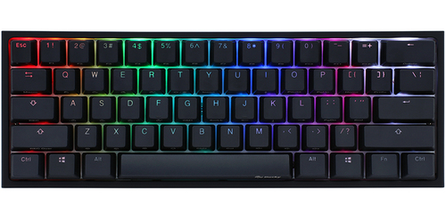 Ducky One 2 Mini RGB schwarz Tastatur, Layout: DE, Cherry MX RGB Speed Silver, RGB Ducky One 2 Mini RGB schwarz Tastatur, Layout: DE, Cherry MX RGB Speed Silver, RGB