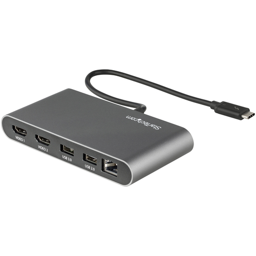 StarTech.com TB3DKM2HDL, Thunderbolt 3, grau StarTech.com TB3DKM2HDL, Thunderbolt 3, grau