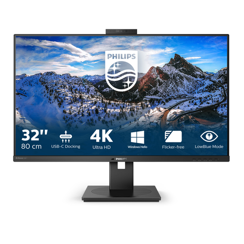 31.5 Zoll Philips 329P1H/00, 80cm TFT, 60 Hz, 4K Ultra HD, 4ms, 2x HDMI, 1x DP, integrierte Kamera, integrierter USB-Hub 31.5 Zoll Philips 329P1H/00, 80cm TFT, 60 Hz, 4K Ultra HD, 4ms, 2x HDMI, 1x DP, integrierte Kamera, integrierter USB-Hub