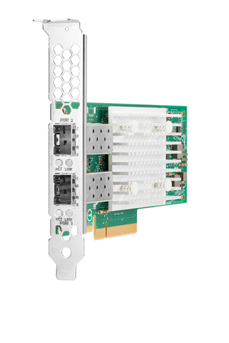 HPE Intel X710-DA2 Ethernet 10Gb 2-port SFP+ Adapter for, Ethernet / Fiber, 10 Mbit/s HPE Intel X710-DA2 Ethernet 10Gb 2-port SFP+ Adapter for, Ethernet / Fiber, 10 Mbit/s