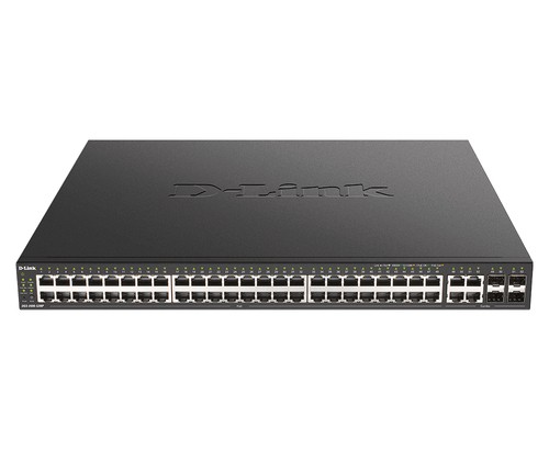 D-Link DGS-2000-52MP L2/L3 Managed Switch, 48x RJ-45, Backplane: 104 Gbit/s, PoE D-Link DGS-2000-52MP L2/L3 Managed Switch, 48x RJ-45, Backplane: 104 Gbit/s, PoE