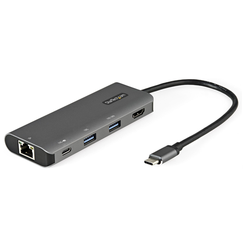 StarTech&period;com DKT31CHPDL&comma; USB 3&period;2 Gen 2 &lpar;3&period;1 Gen 2&rpar; Type-C&comma; schwarz&comma; grau&comma; USB Power Delivery&comma; Aluminium Geh&auml;use