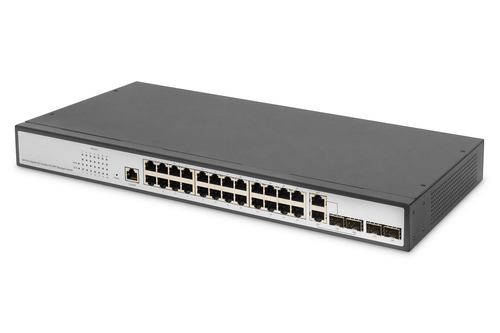 Digitus DN-80221-3 L2 Managed Switch, 24x RJ-45 Digitus DN-80221-3 L2 Managed Switch, 24x RJ-45