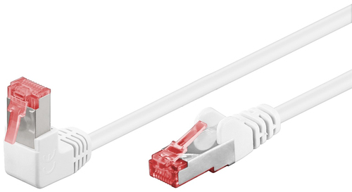2m Patchkabel Cat6, S/FTP, weiß, Kupfer, Goobay 2m Patchkabel Cat6, S/FTP, weiß, Kupfer, Goobay