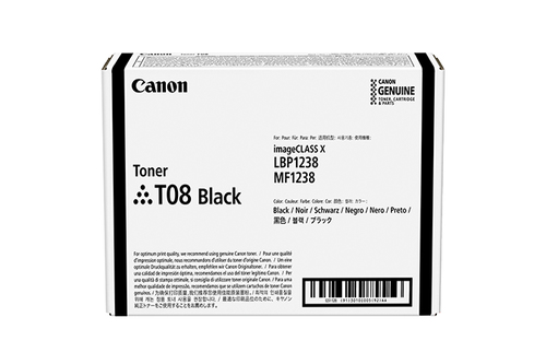 Canon TONER T08 BLACK, original, schwarz, Toner Canon TONER T08 BLACK, original, schwarz, Toner