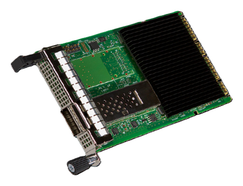Intel E810CQDA1OCPV3&comma; Faser&comma; 100000 Mbit&sol;s&comma; schwarz&comma; gr&uuml;n&comma; grau