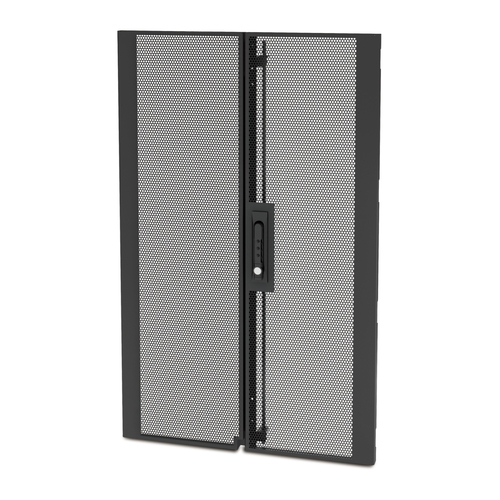 APC NetShelter SX Colocation, 20 HE, 600 mm breit, zweiteilige perforierte Tür, schwarz APC NetShelter SX Colocation, 20 HE, 600 mm breit, zweiteilige perforierte Tür, schwarz