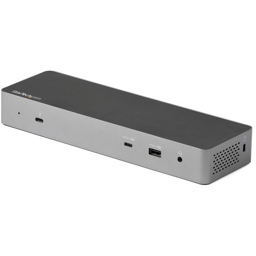 StarTech&period;com TB3CDK2DHUE&comma; Thunderbolt 3&comma; schwarz&comma; grau&comma; USB Power Delivery