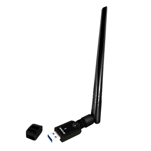D-Link DWA-185&comma; WLAN&comma; Wi-Fi 5 &lpar;802&period;11ac&rpar;&comma; 867 Mbit&sol;s&comma; schwarz