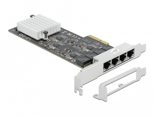 DeLOCK 89192&comma; 10&sol;100&sol;1000BaseT&lpar;X&rpar;&comma; Ethernet&comma; 1000 Mbit&sol;s&comma; schwarz&comma; metallisch