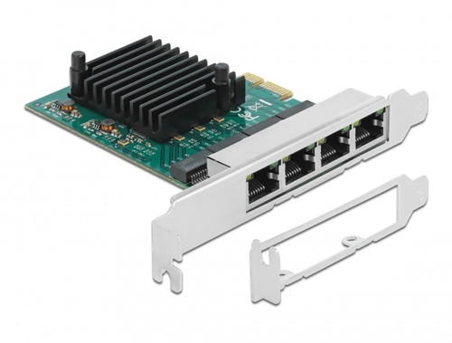 DeLOCK 89025, 10/100/1000BaseT(X), Ethernet, 1000 Mbit/s, schwarz, grün, metallisch DeLOCK 89025, 10/100/1000BaseT(X), Ethernet, 1000 Mbit/s, schwarz, grün, metallisch