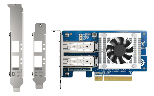 QNAP QXG-25G2SF-CX6&comma; Faser&comma; 25000 Mbit&sol;s