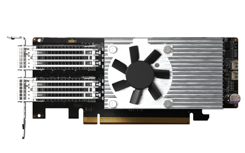 QNAP QXG-100G2SF-E810, Faser, 100000 Mbit/s QNAP QXG-100G2SF-E810, Faser, 100000 Mbit/s