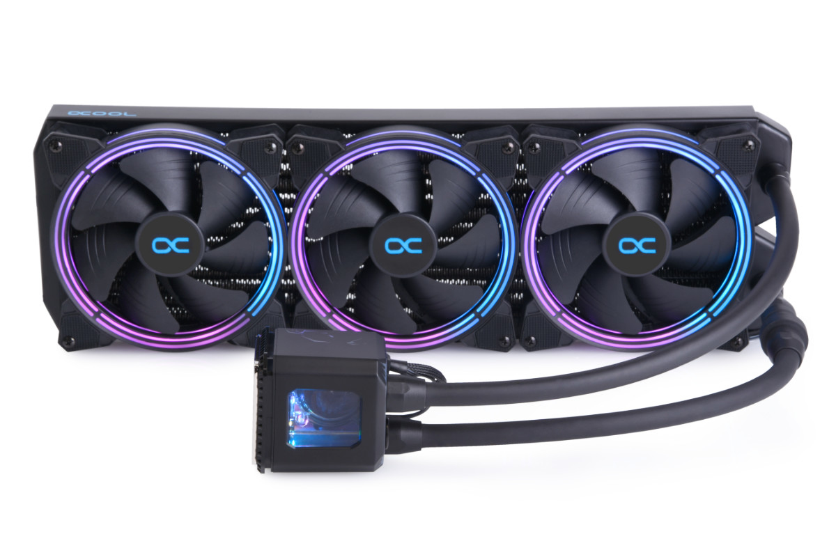 Alphacool Eisbaer Aurora 420 Komplett-Wasserk&uuml;hlung&comma; 3x 140mm&comma; 600-1500rpm&comma; 27-71m&sup3;&sol;h