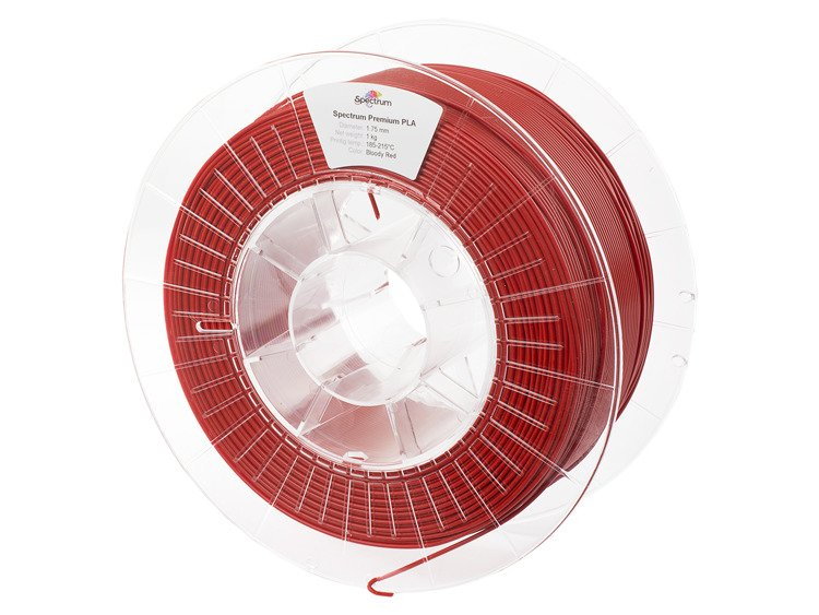 1.75mm Spectrum Filament, Bloody red, 1000g, 3D-Druckmaterial 1.75mm Spectrum Filament, Bloody red, 1000g, 3D-Druckmaterial