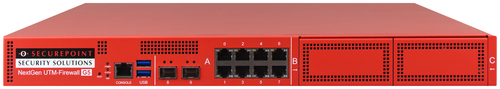 Securepoint RC400R G5 (Rev. 1), 1U, Firewall Securepoint RC400R G5 (Rev. 1), 1U, Firewall