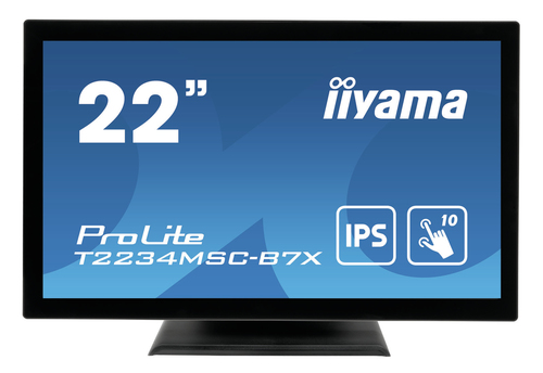 21&period;5 Zoll iiyama T2234MSC-B7X&comma; 54&comma;6cm TFT&comma; Full HD&comma; 8ms&comma; 1x HDMI&comma; 1x DP&comma; Touchscreen
