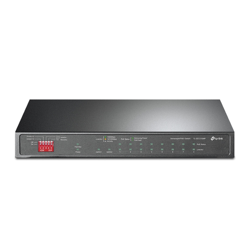 TP-Link TL-SG1210MP Unmanaged Switch&comma; 9x RJ-45&comma; Backplane&colon; 20 Gbit&sol;s&comma; PoE