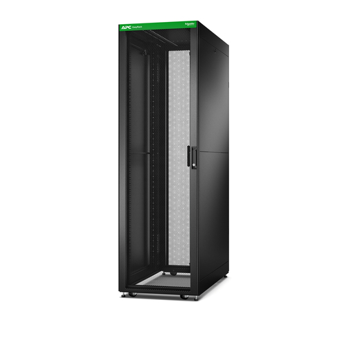 APC Easy Rack 600mm/42HE/1200mm mit Dach, Seitenwand, Rollen, Füßen und 4 Halterungen, ohne Boden, schwarz APC Easy Rack 600mm/42HE/1200mm mit Dach, Seitenwand, Rollen, Füßen und 4 Halterungen, ohne Boden, schwarz