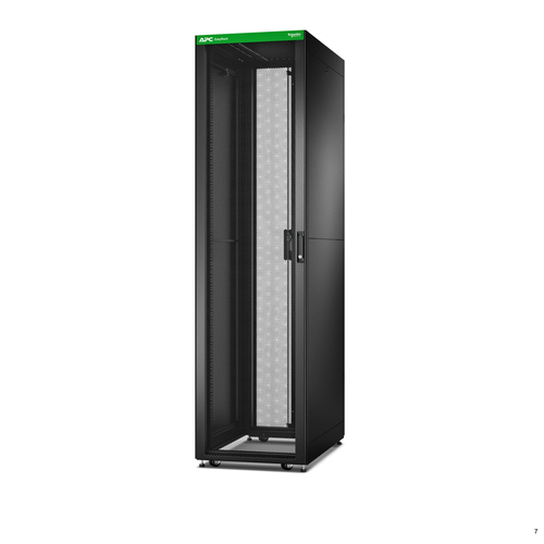 APC Easy Rack 600mm/48HE/1000mm mit Dach, Seitenwand, Rollen, Füßen und 4 Halterungen, ohne Boden, schwarz APC Easy Rack 600mm/48HE/1000mm mit Dach, Seitenwand, Rollen, Füßen und 4 Halterungen, ohne Boden, schwarz