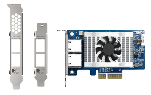 QNAP QXG-10G2T-X710&comma; Ethernet&comma; 1000 Mbit&sol;s
