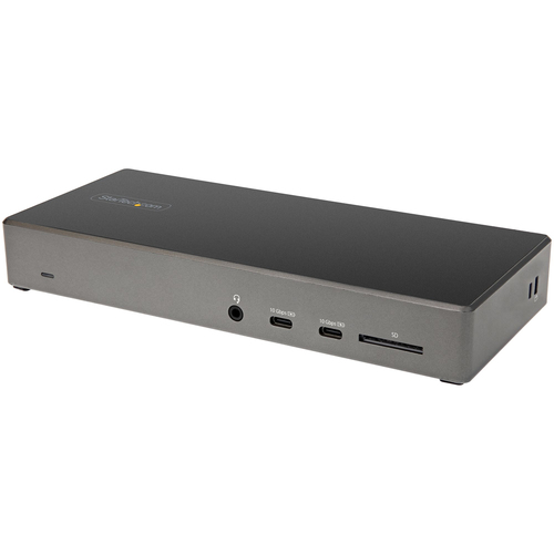 StarTech&period;com DK31C2DHSPDUE&comma; USB 3&period;2 Gen 2 &lpar;3&period;1 Gen 2&rpar; Type-C&comma; schwarz&comma; grau&comma; USB Power Delivery