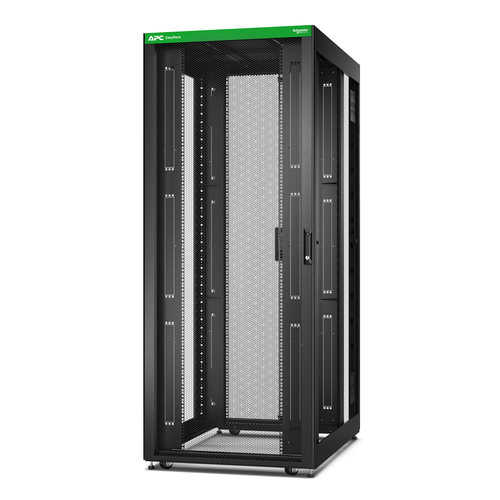 APC Easy Rack 800mm/42HE/1200mm mit Dach, Rollen, Füßen und 4 Halterungen, ohne Seitenteile, Boden, schwarz APC Easy Rack 800mm/42HE/1200mm mit Dach, Rollen, Füßen und 4 Halterungen, ohne Seitenteile, Boden, schwarz