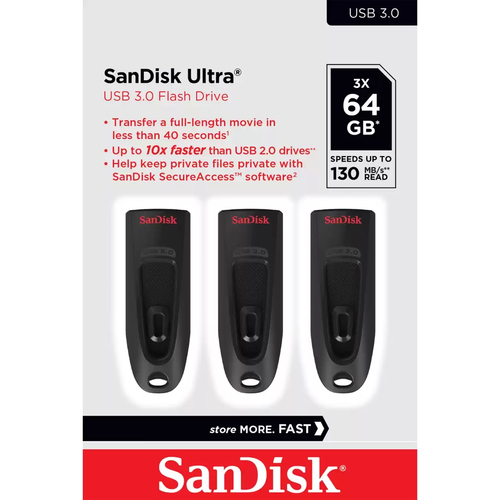 SanDisk Ultra - USB-Flash-Laufwerk - 64 