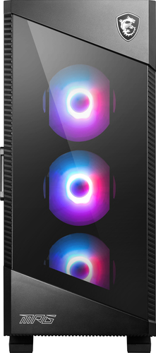 MSI Velox 100R, Midi Tower, schwarz, Seitenfenster MSI Velox 100R, Midi Tower, schwarz, Seitenfenster