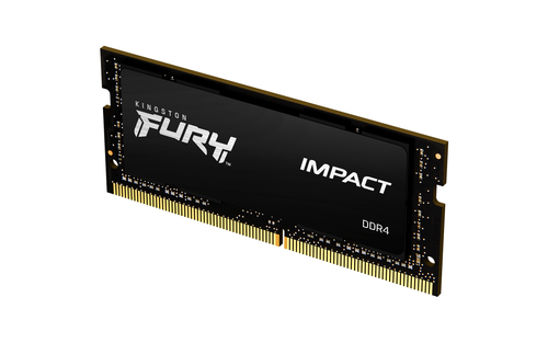 DDR4RAM 32 GB DDR4-3200, Kingston Technology FURY 32GB 3200MT/s DDR4 CL20 SODIMM Impact, SO-DIMM, CL20 DDR4RAM 32 GB DDR4-3200, Kingston Technology FURY 32GB 3200MT/s DDR4 CL20 SODIMM Impact, SO-DIMM, CL20