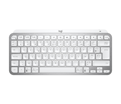 Logitech MX Keys Mini grau Tastatur, Layout: Französisch, beleuchtet Logitech MX Keys Mini grau Tastatur, Layout: Französisch, beleuchtet