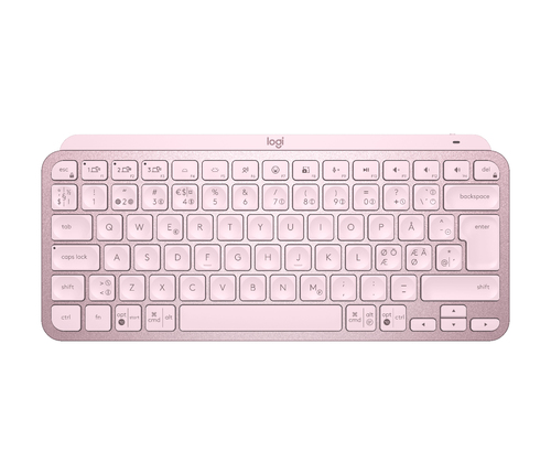 Logitech 920-010494 rose Tastatur, Layout: Nordisch, Scherenschalter Logitech 920-010494 rose Tastatur, Layout: Nordisch, Scherenschalter